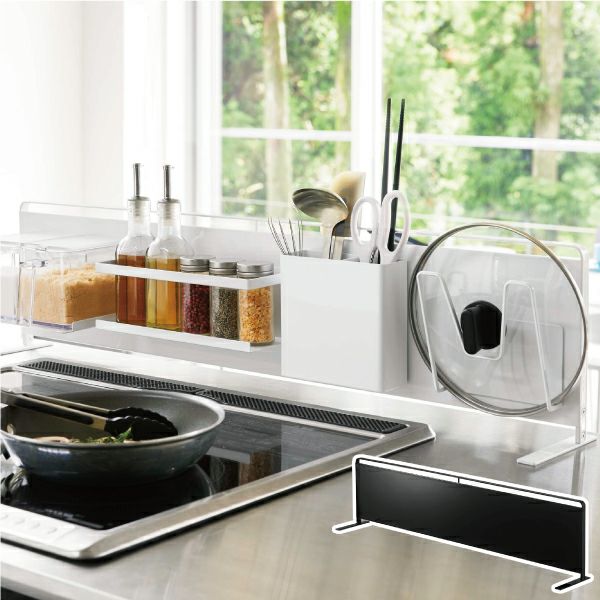 山崎実業 キッチン自立式スチールパネル タワー 横型 tower | キッチン