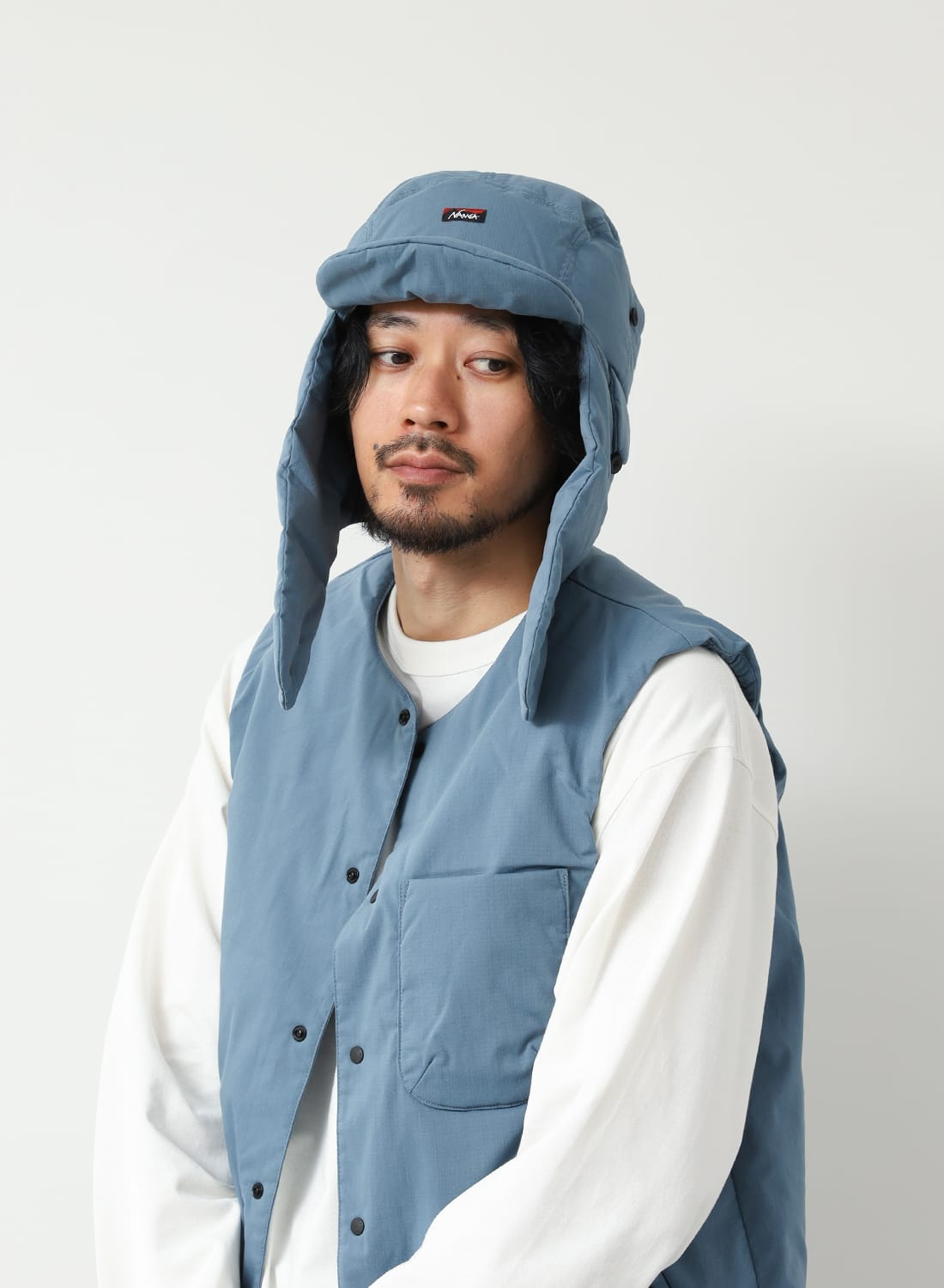 HINOC RIPSTOP DOWN EAR FLAP CAP|ヒノック リップストップ ダウン