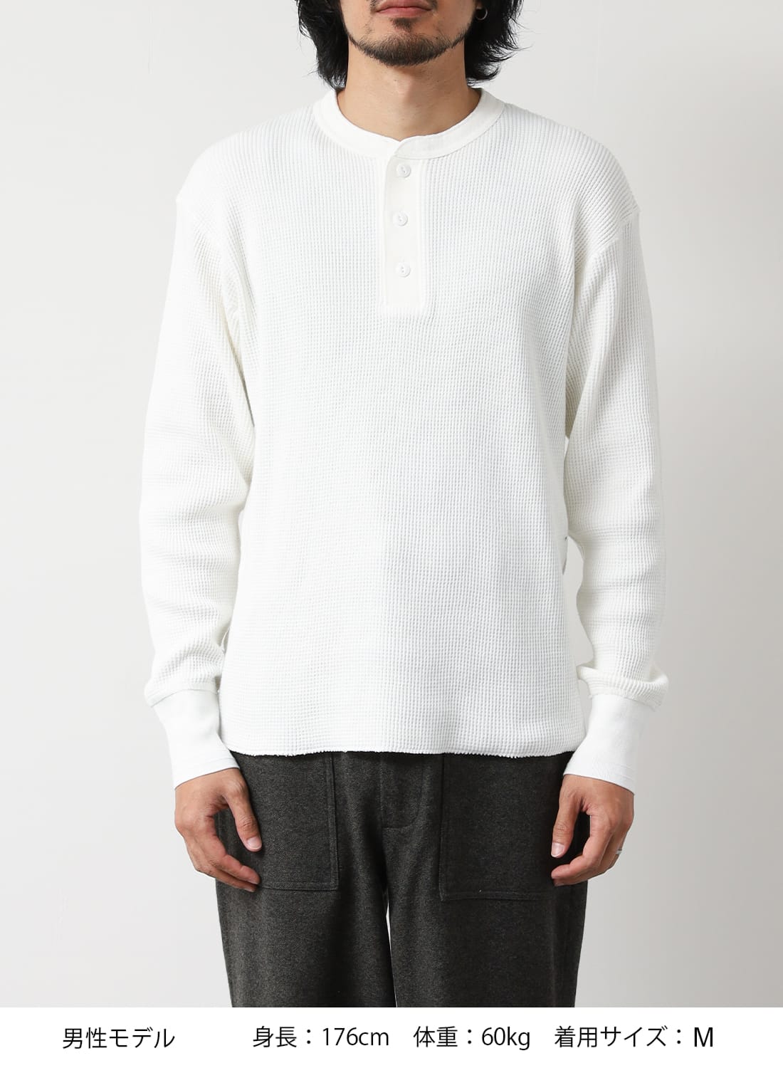 THERMAL KING WAFFLE HENLEYNECK L/S|サーマルキング ワッフル
