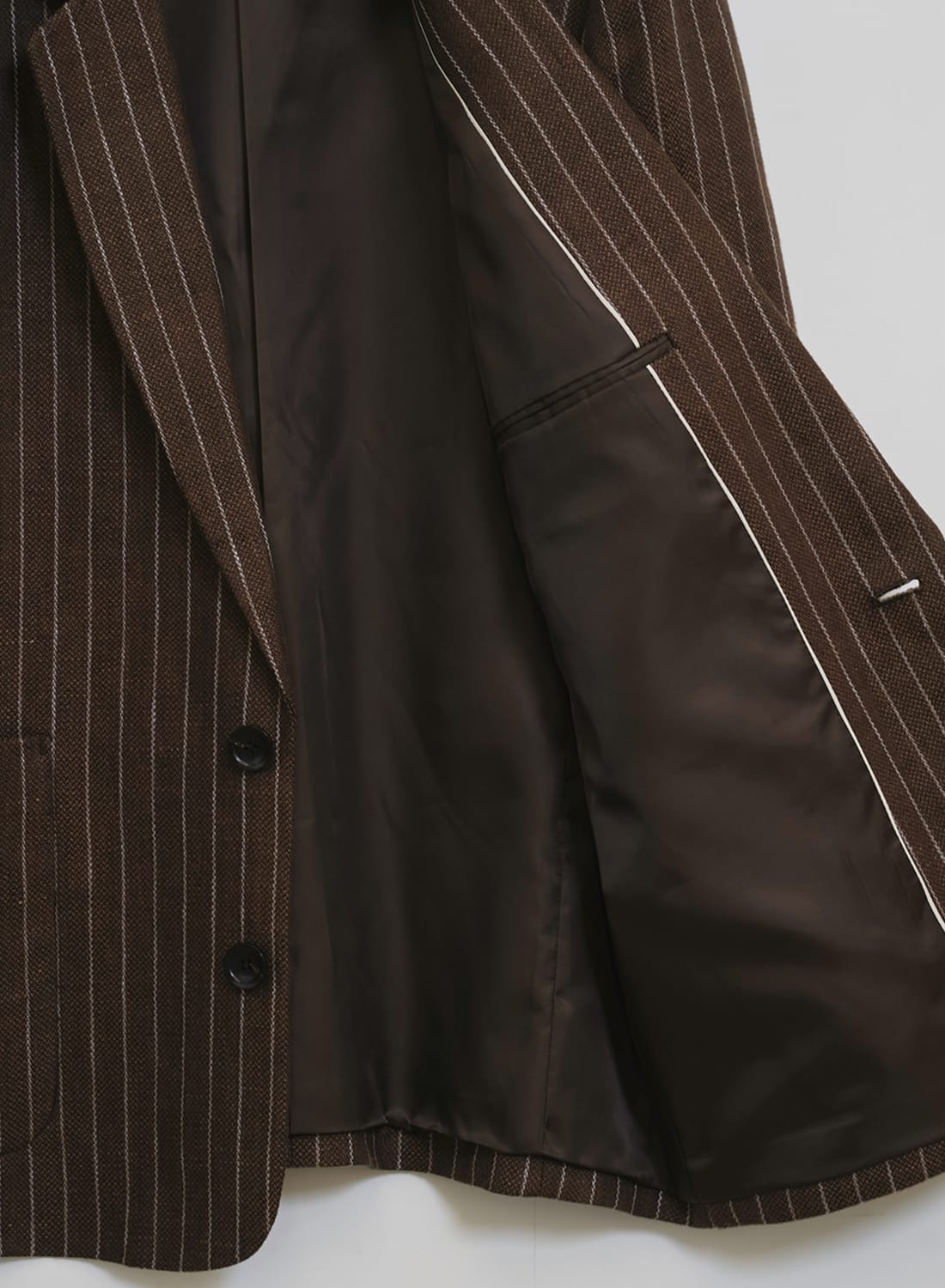 BOYFRIEND STRIPE LINEN JACKET|【26SS先行予約】ボーイフレンドリネン