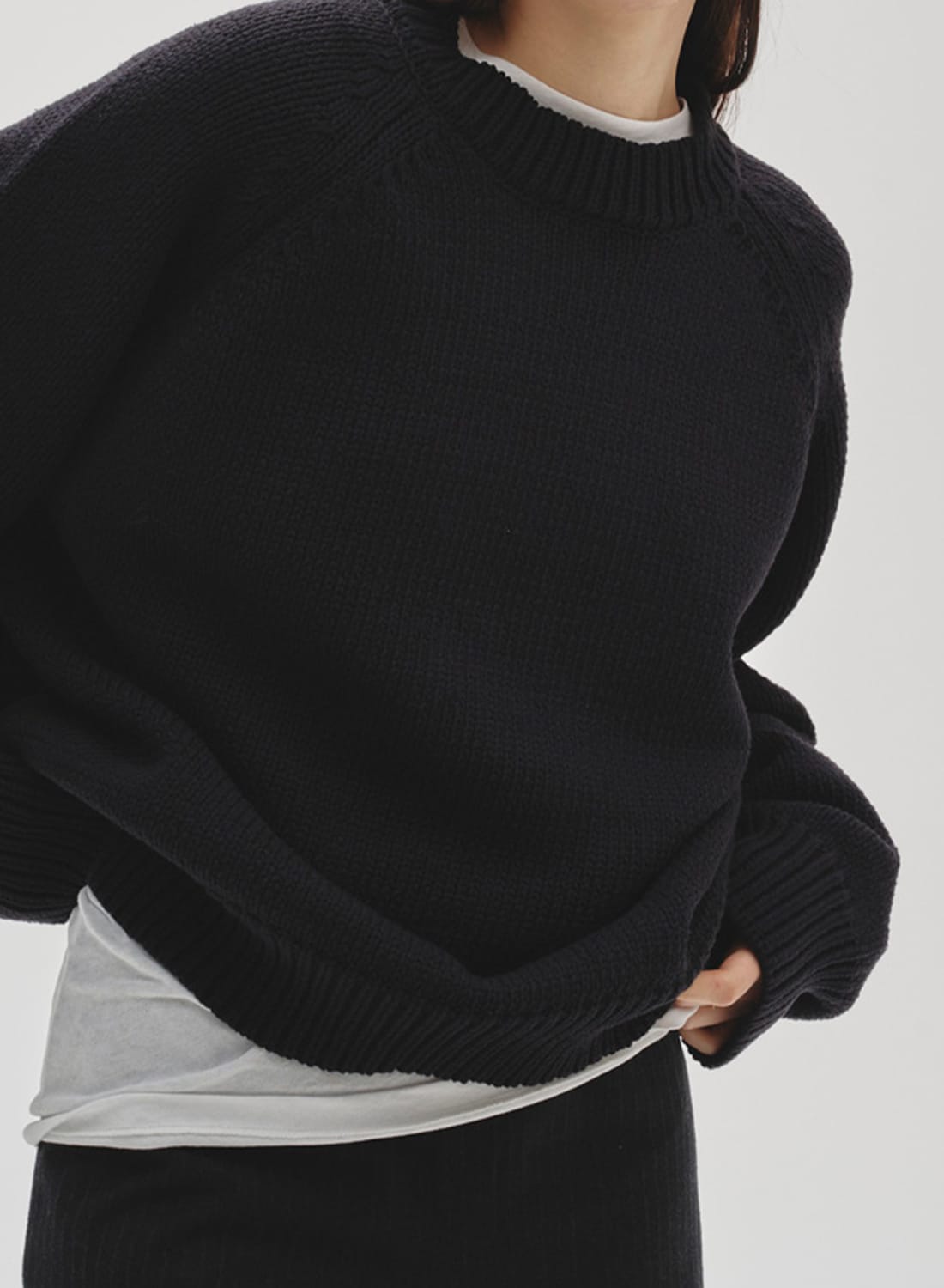 RAGLAN KNIT PULLOVER|【25FW先行予約】ラグラン ニット プルオーバー