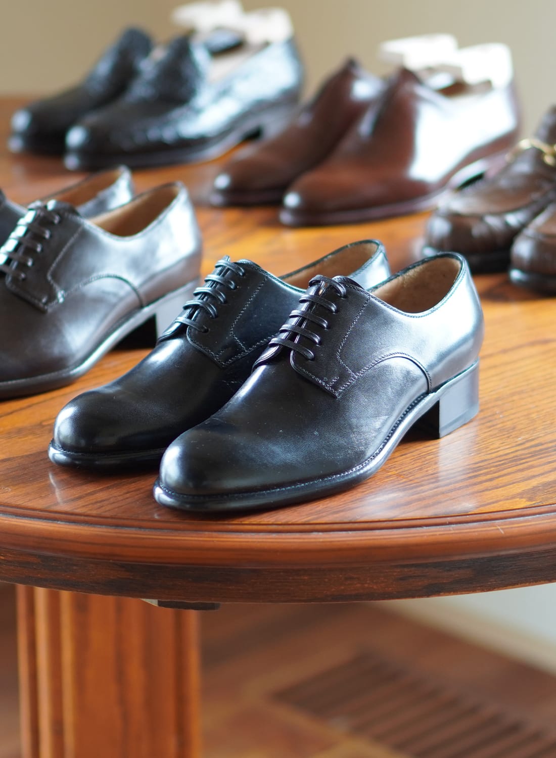 PLAIN TOE LEATHER SHOES|プレーントゥ レザーシューズプレーントゥ