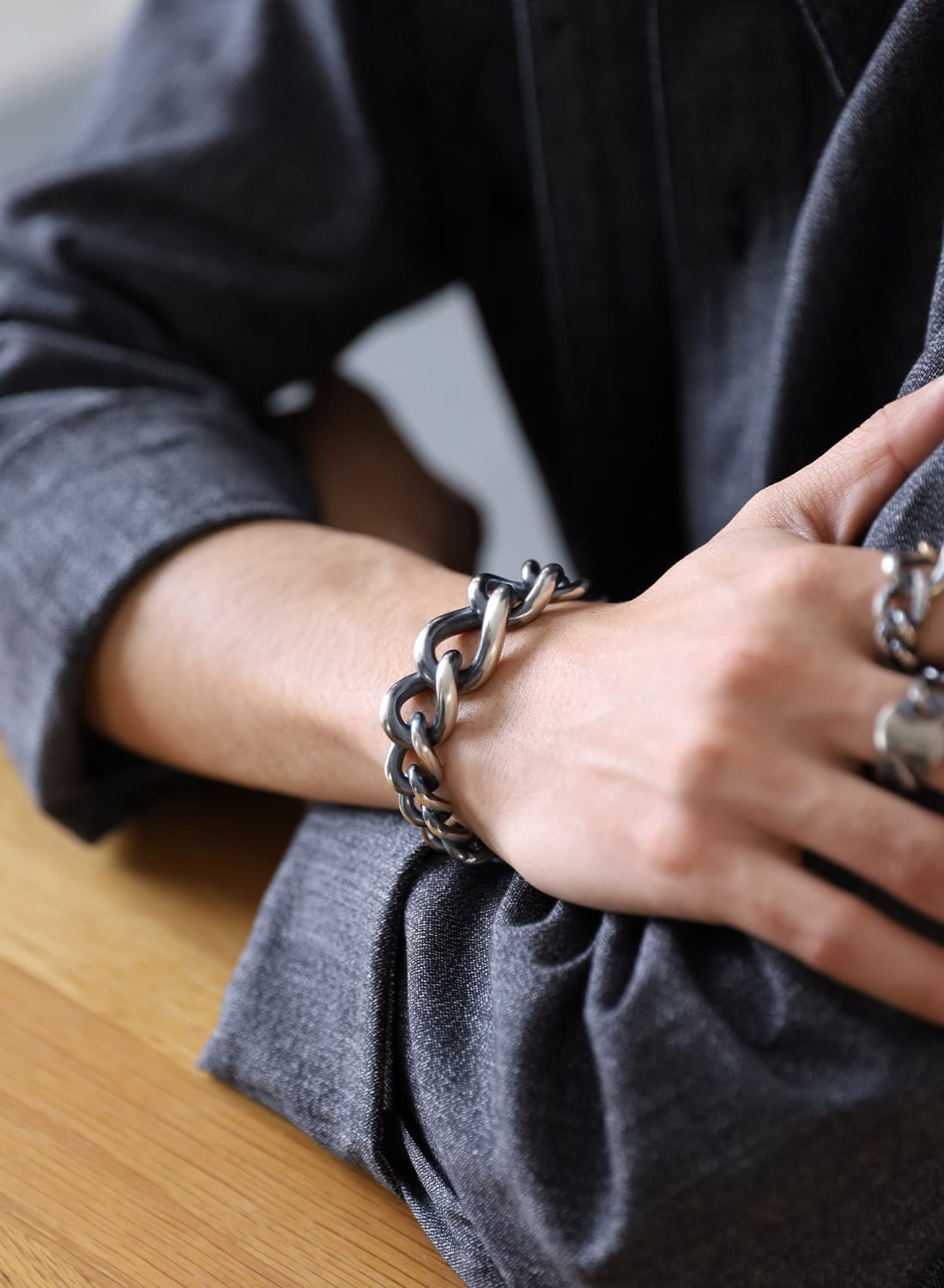 HUMETE CHUNKY CHAIN BRACELET|ハムエタ チャンキー チェーン