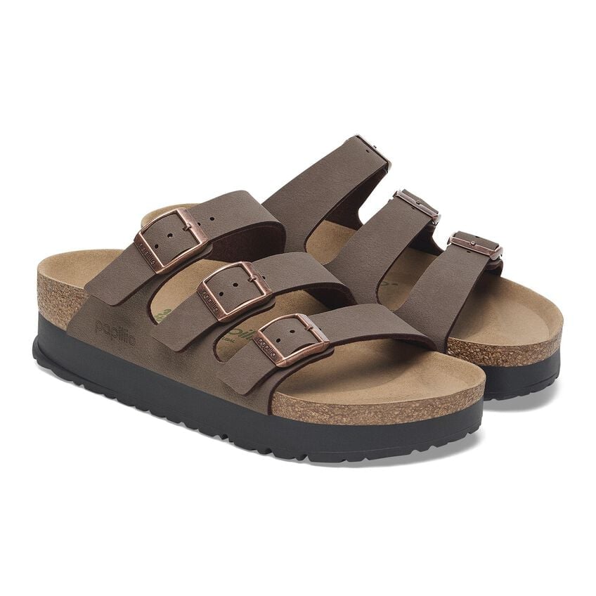 Florida Platform Vegan in Mocha from Birkenstock – MooShoes