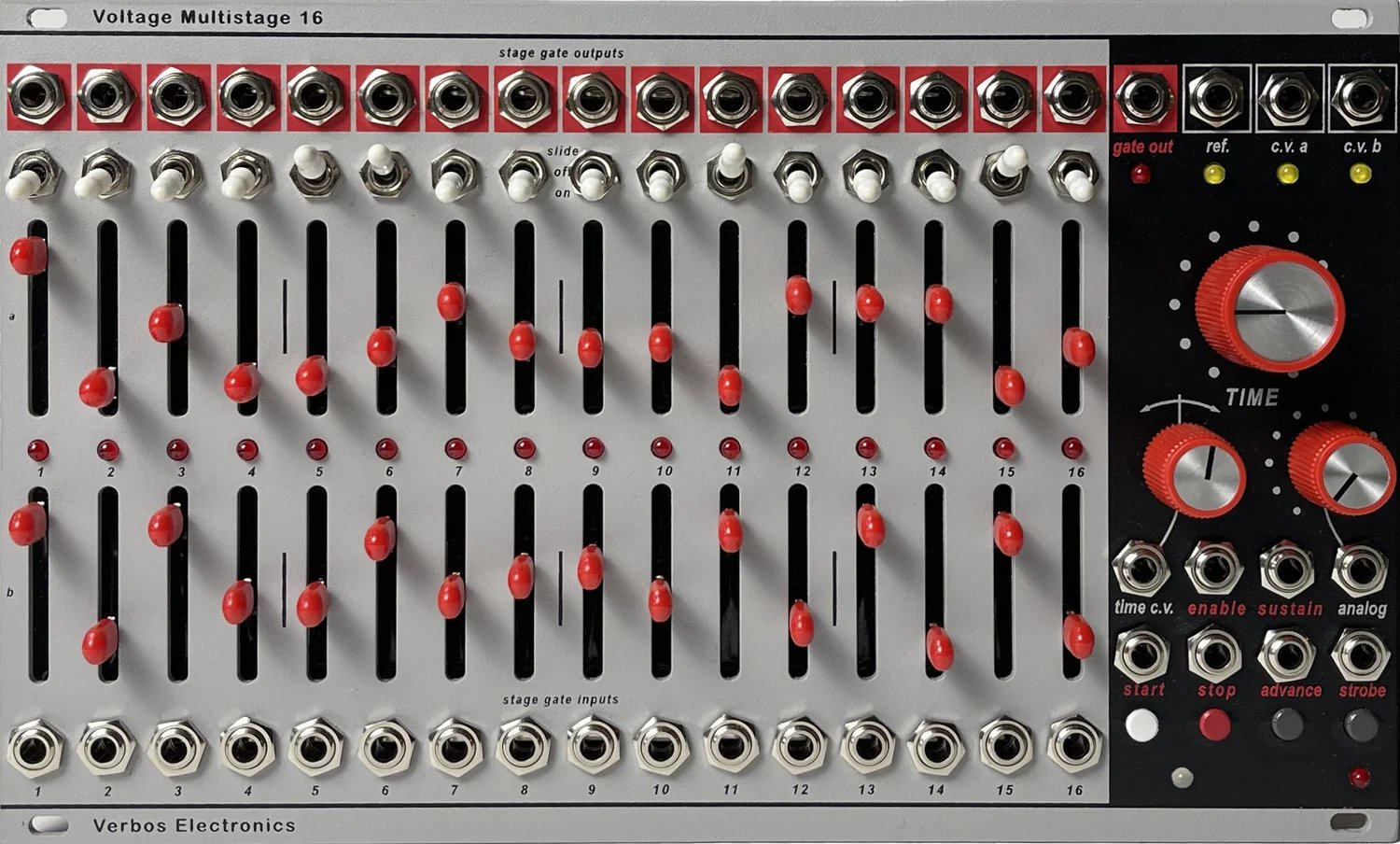 Verbos Electronics Voltage Multistage 16 - Eurorack Module on