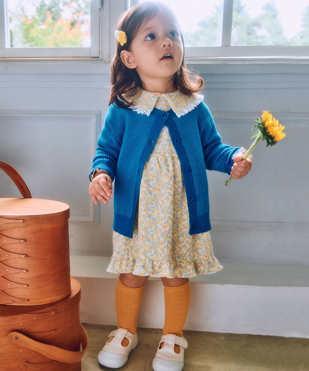 セットアップ】フラワーキルティング長袖トップス＆レギンス付きパンツ