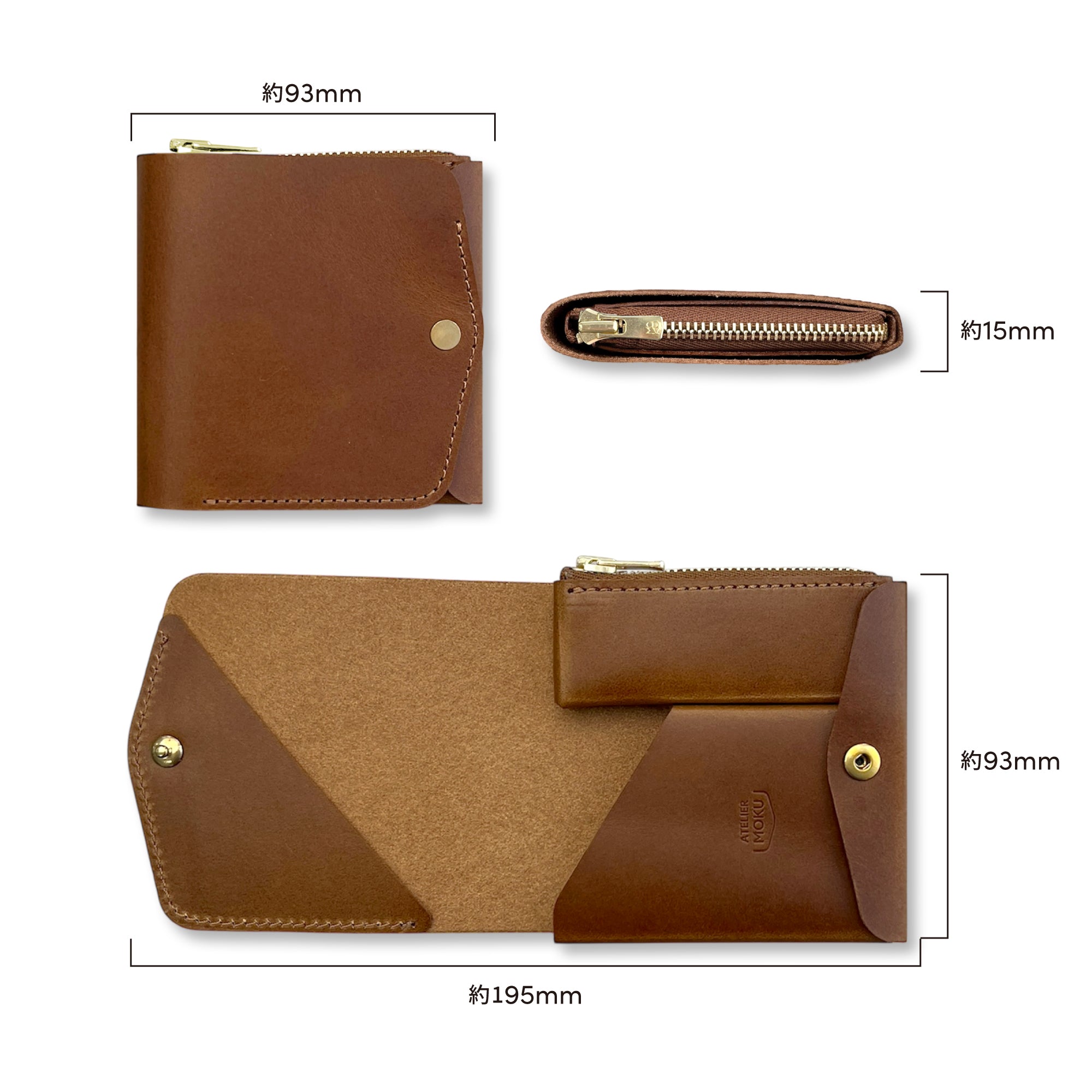 薄い財布 メンズ・レディース/小さく薄い財布SAKU ver.3 Buttero