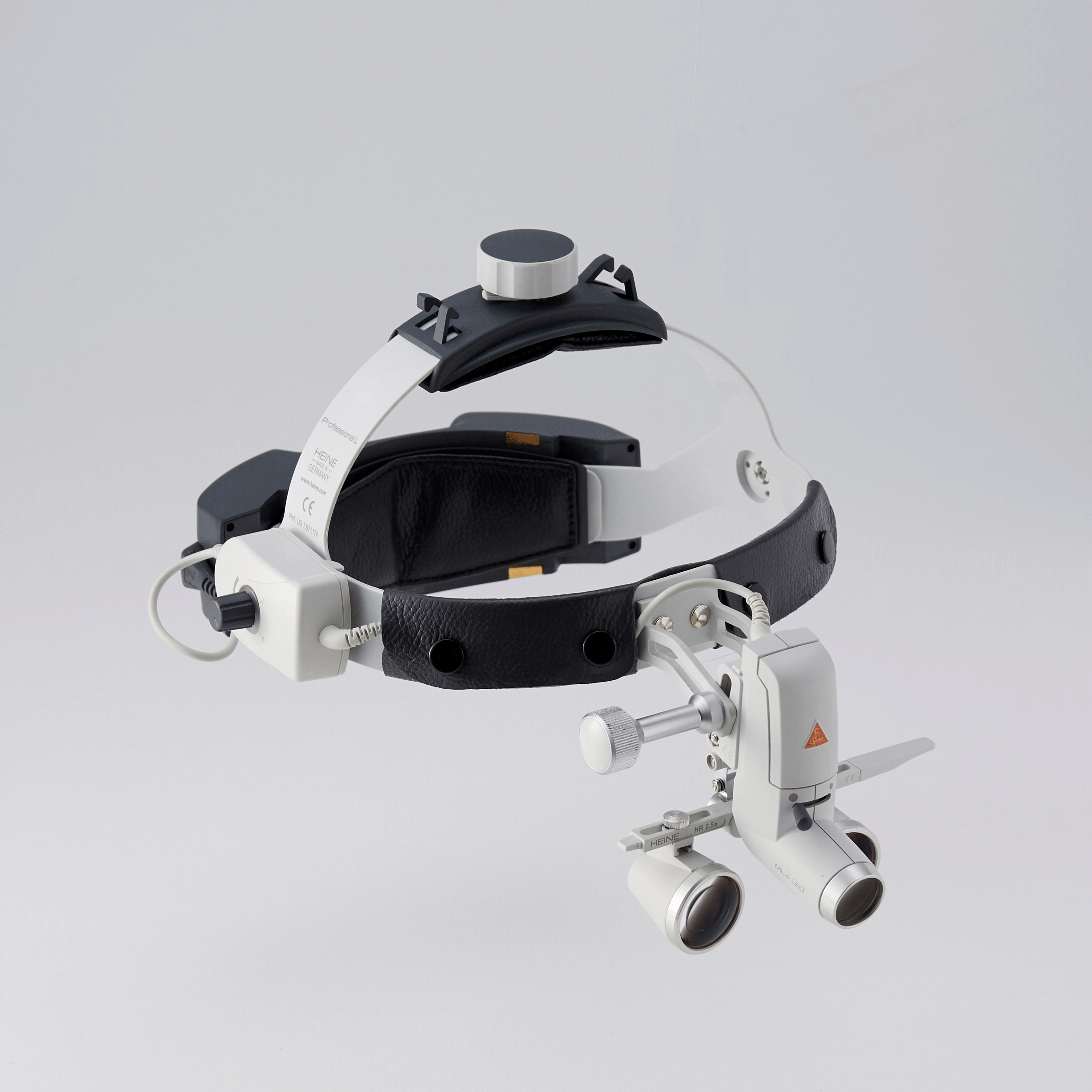 ハイネ双眼ルーペ ヘッドバンド型 6倍 340㎜ コードレスバッテリー