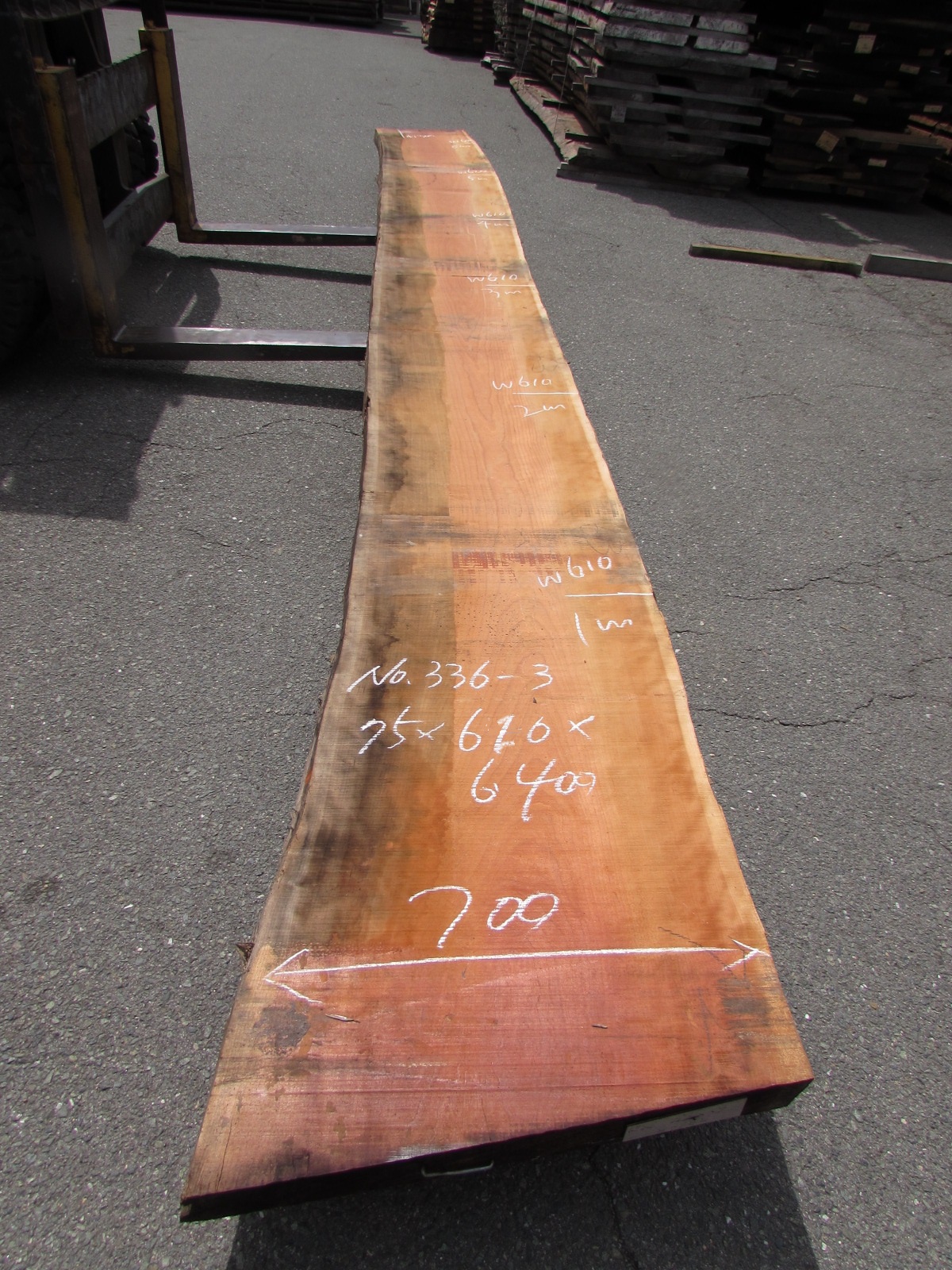 5m～6.4mの長尺一枚板特集！人工乾燥済みの“チェリー一枚板