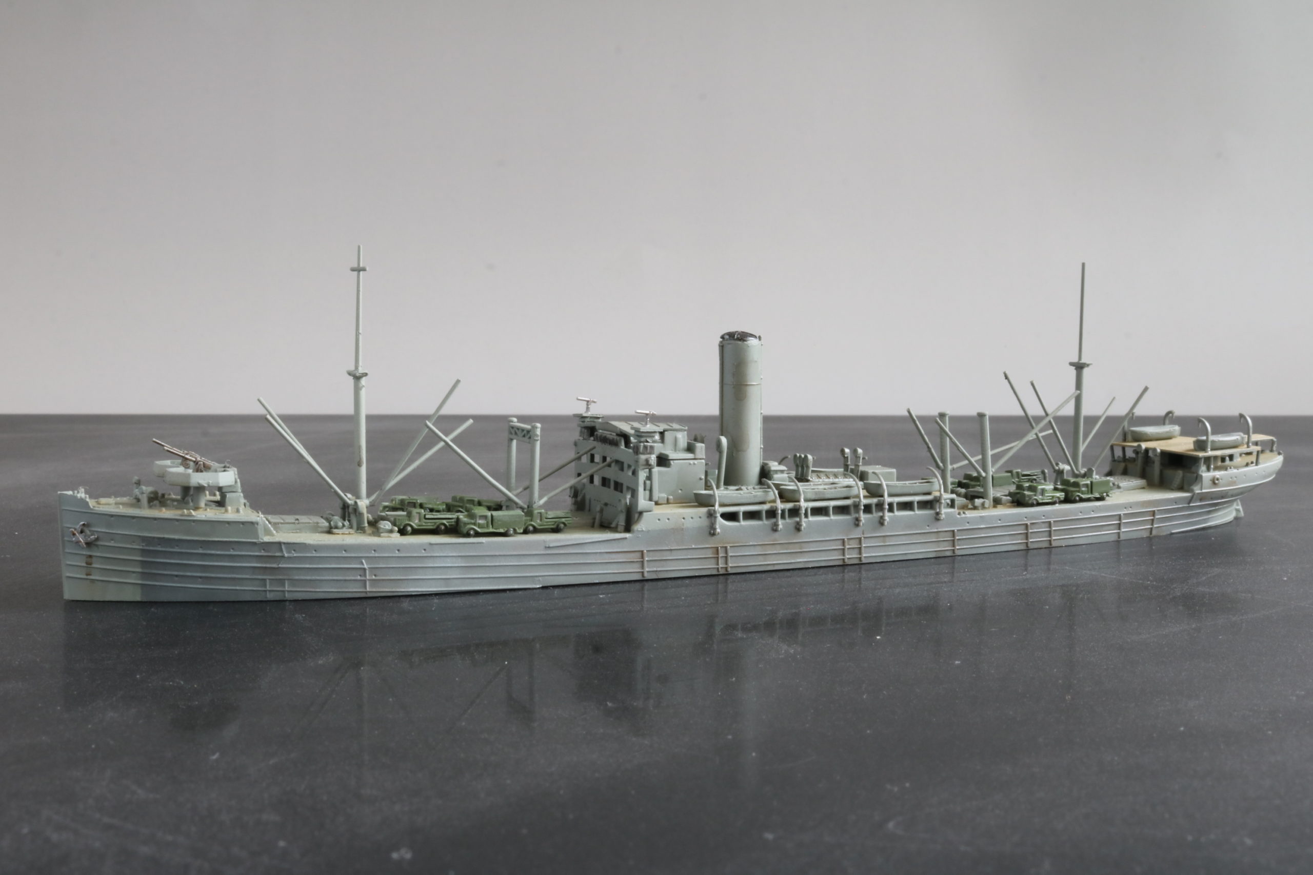 誰でも作れる1/700艦艇模型 輸送船 はわい丸 | 誰でも作れる1/700艦艇