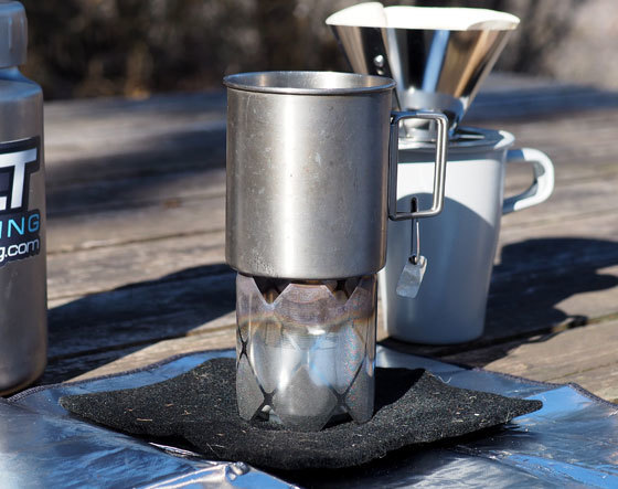 炎の見えるゴトク兼風防『X-MESH STOVE』ミュニークの新作: 自転車と