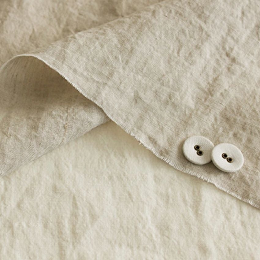 生地 布 | 洗いこまれたラミーリネン60番手-リネン生地の通販｜生地の森