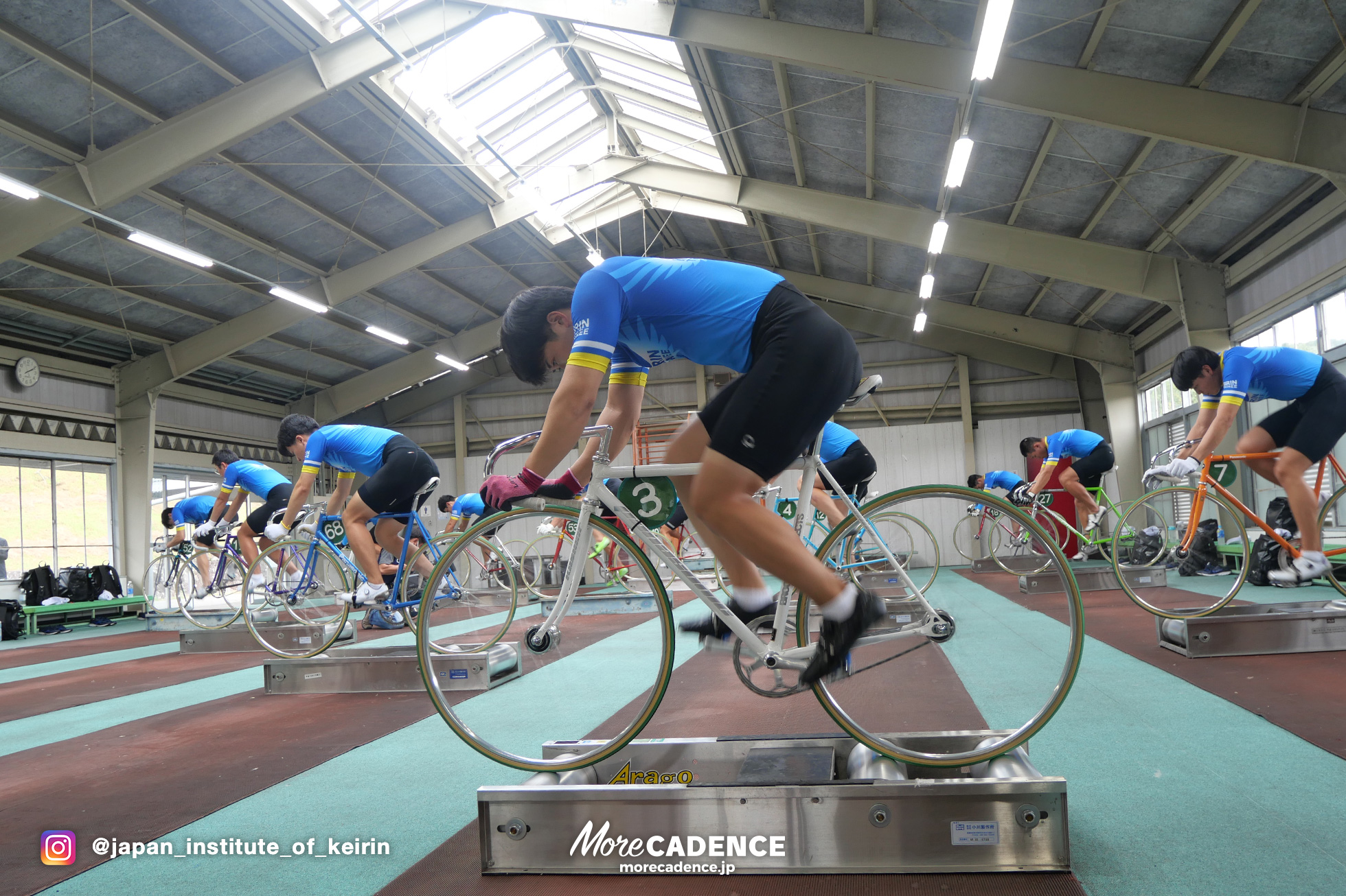 Weekly JIK Vol.145】養成所名物、ローラー訓練 日本競輪選手養成所の