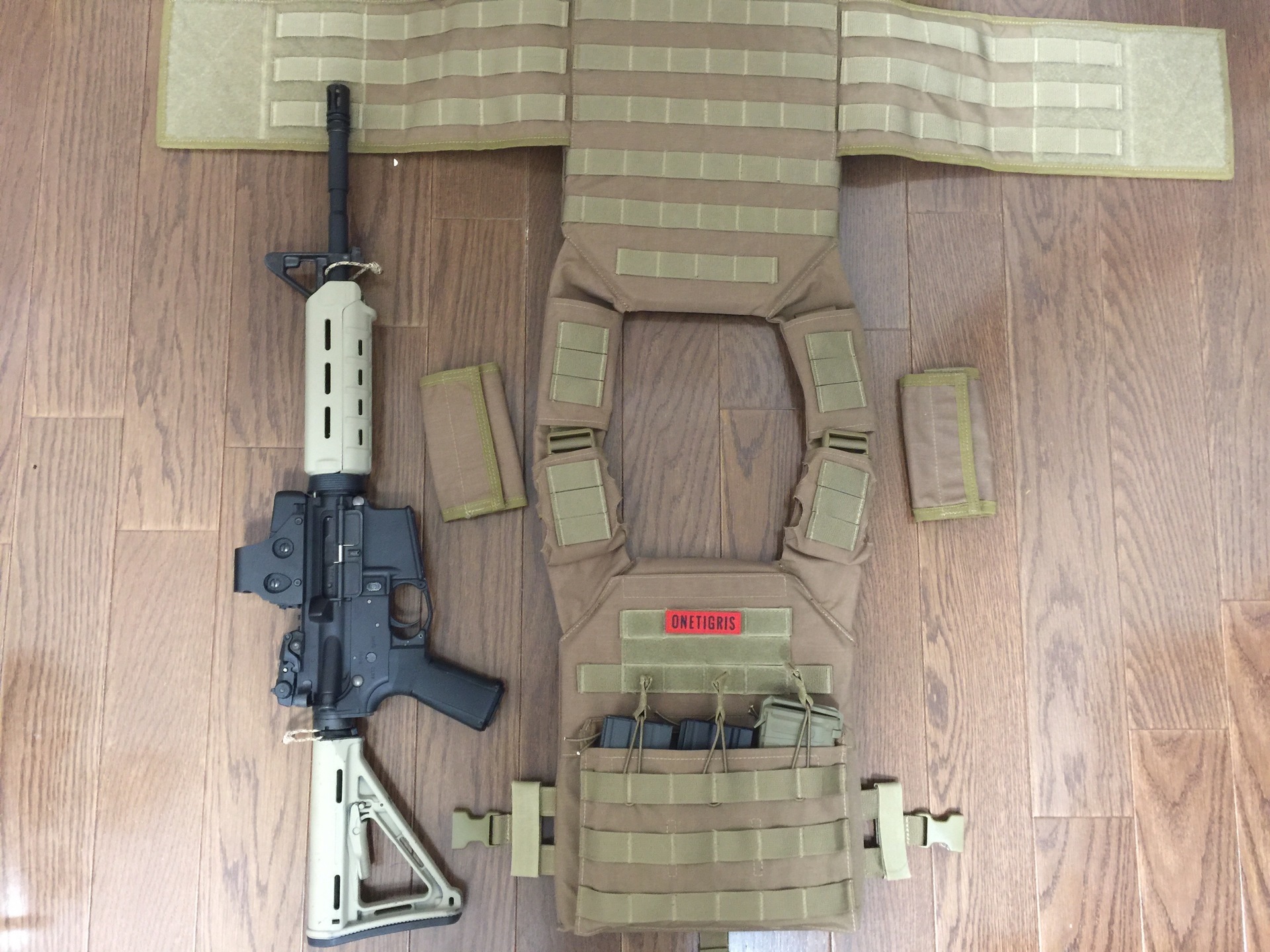 OneTigris のプレートキャリア（PLPC？）とやらのレビュー…！: 名前は