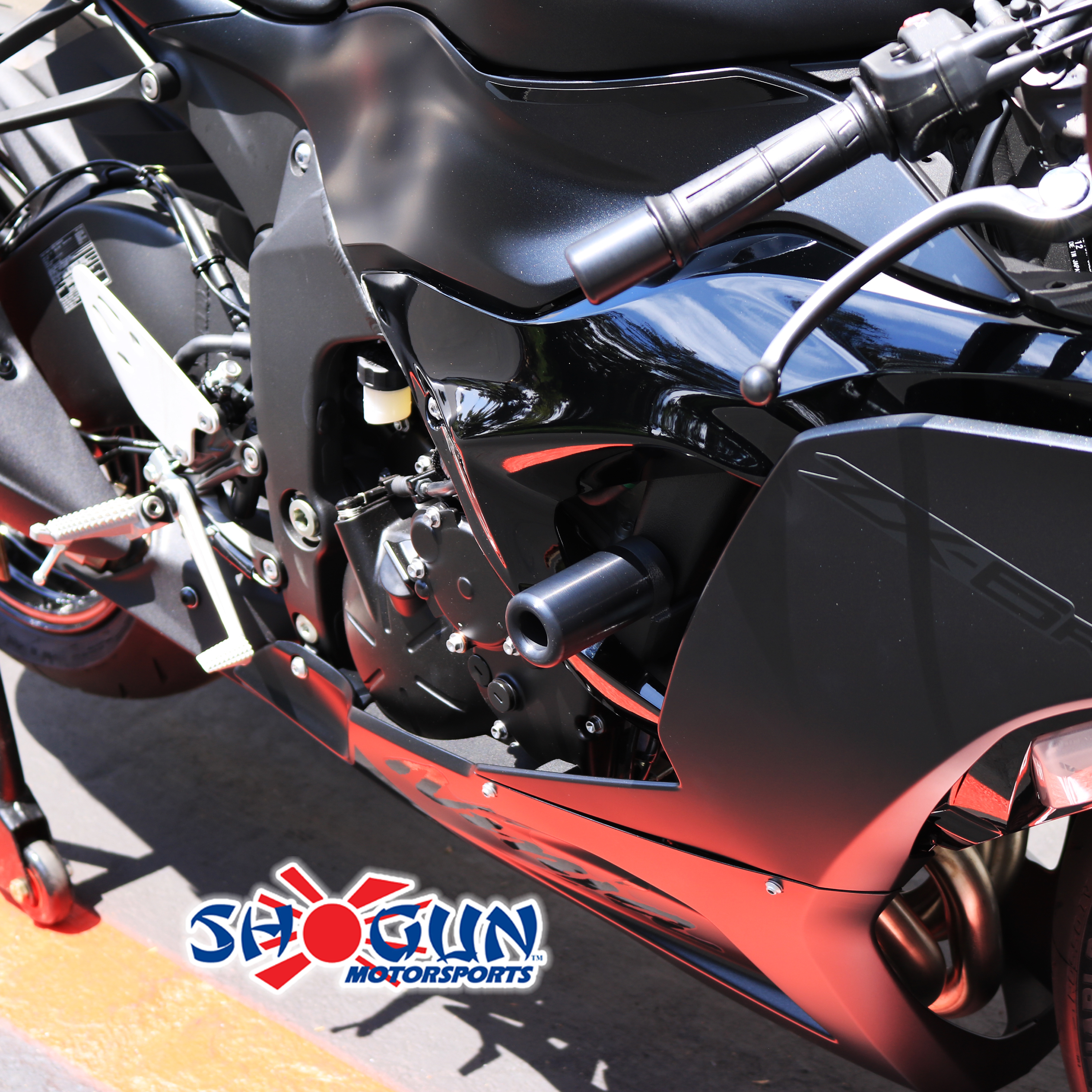 ZX-6R ZX6R 24-25 Complete NO CUT Black Frame Slider Kit – Moto911.com