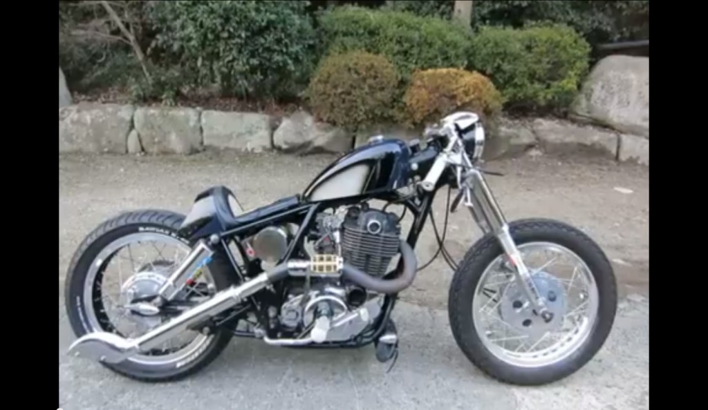 動画紹介/2%ER SR400 チョップカフェ | モトタイムズ MOTO TIMES