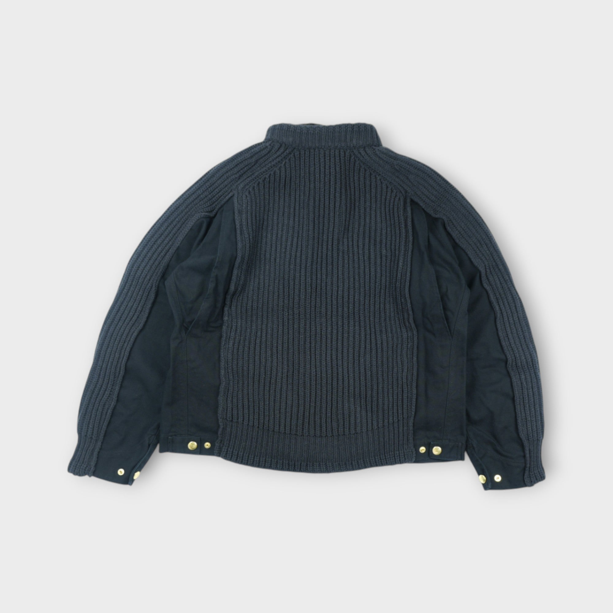 sacai Carhartt WIP Washed Duck x Wool Knit Blouson – mou by ACROPOLIS