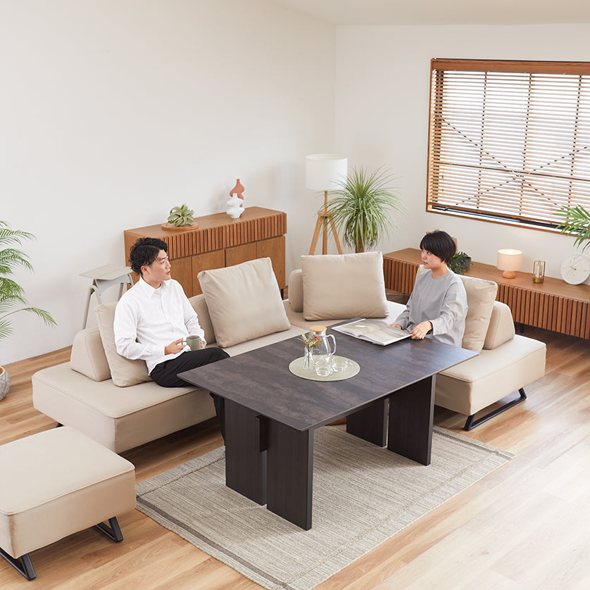 リビングダイニング ソファ スツール単品 アイランド 大川家具