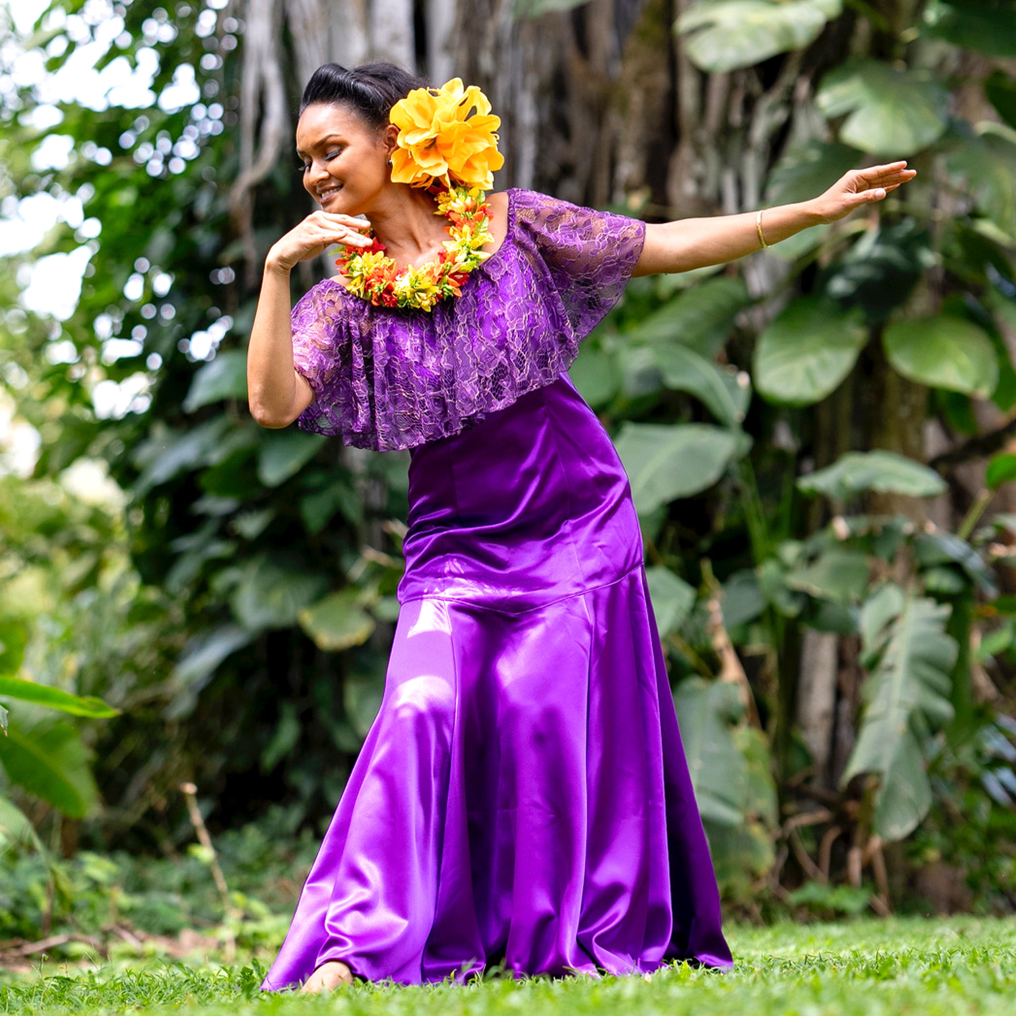 サンプルドレス】｜NC-12｜プレミアムラグジュアリードレス （カウアイ