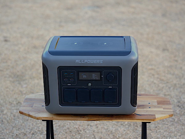 ALLPOWERS R1500 ポータブル電源 レビュー。リン酸鉄系電池＆1800W高