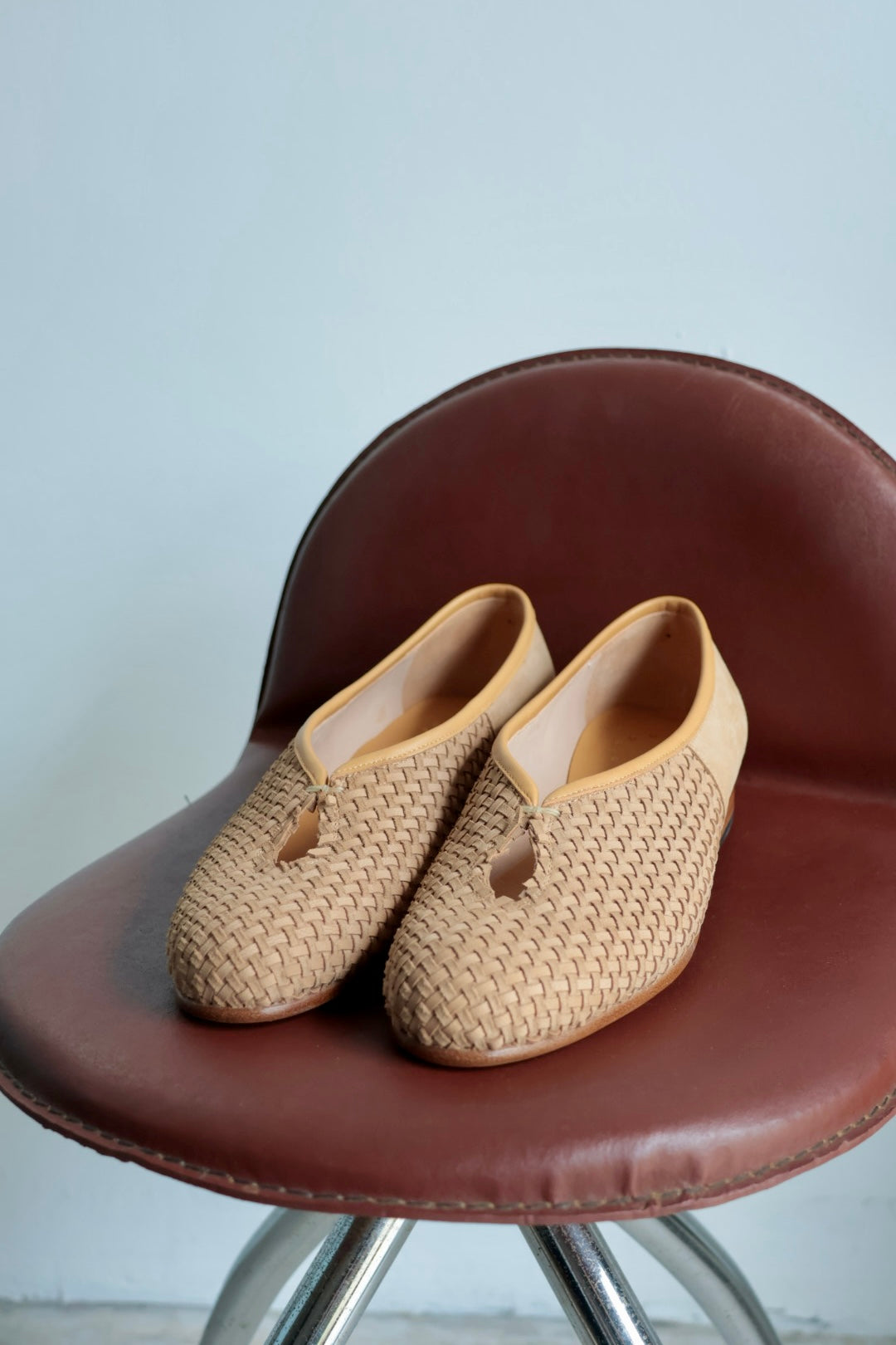 Post Production】Tear Pumps / Mesh Sand Beige – Mo