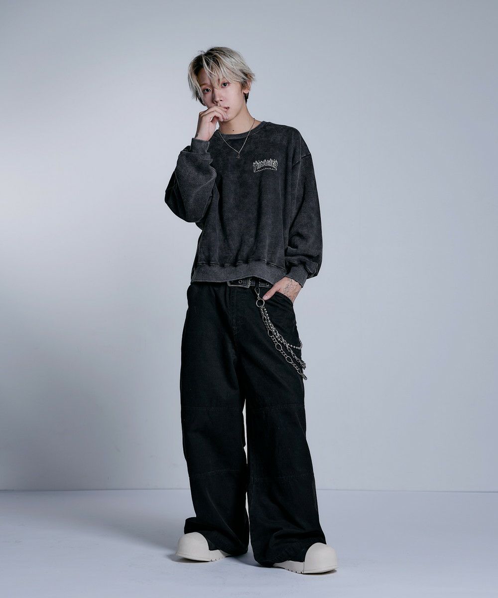 別注 ヴィンテージ加工スウェットプルオーバー | MSG