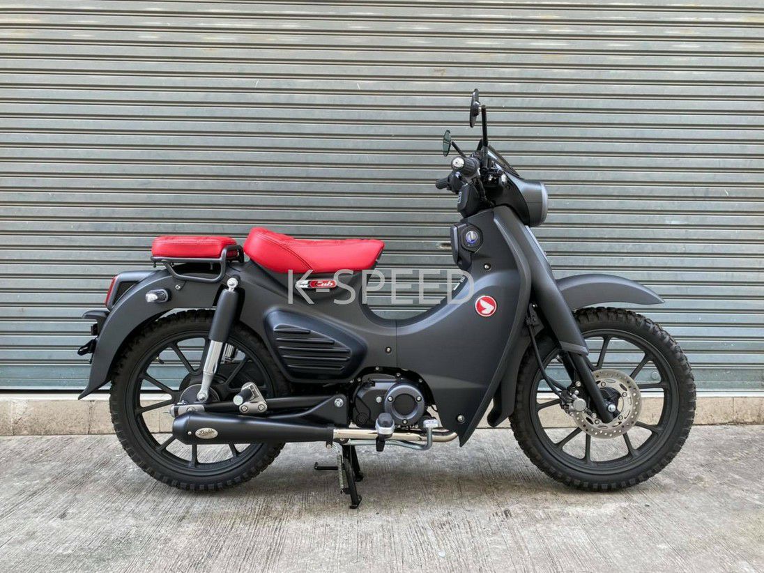 スーパーカブ C125 フルエキゾーストマフラー Diabolus ブラックチップ