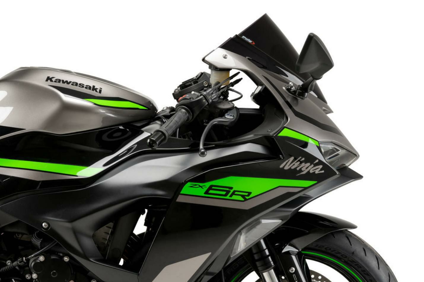 ZX-6R 24～ Z-レーシングスクリーン ダークスモーク プーチ | バイク