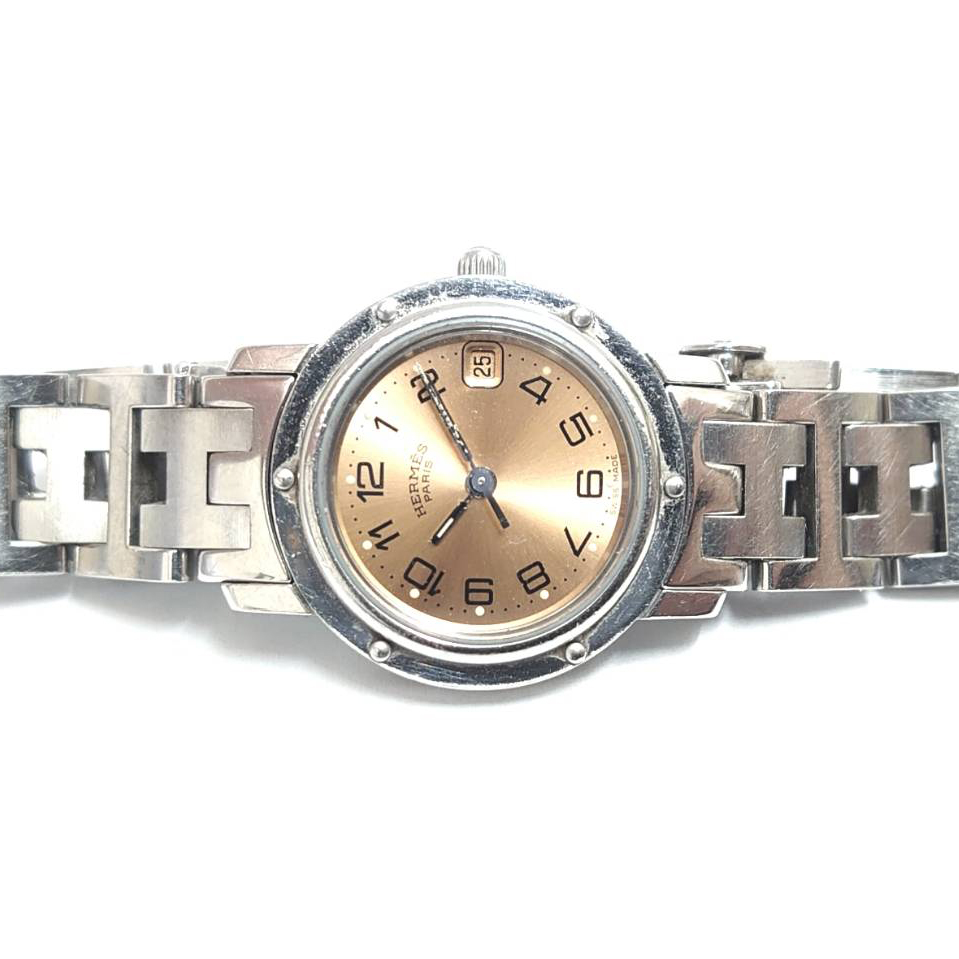 HERMES エルメス クリッパー CL4.210の電池交換