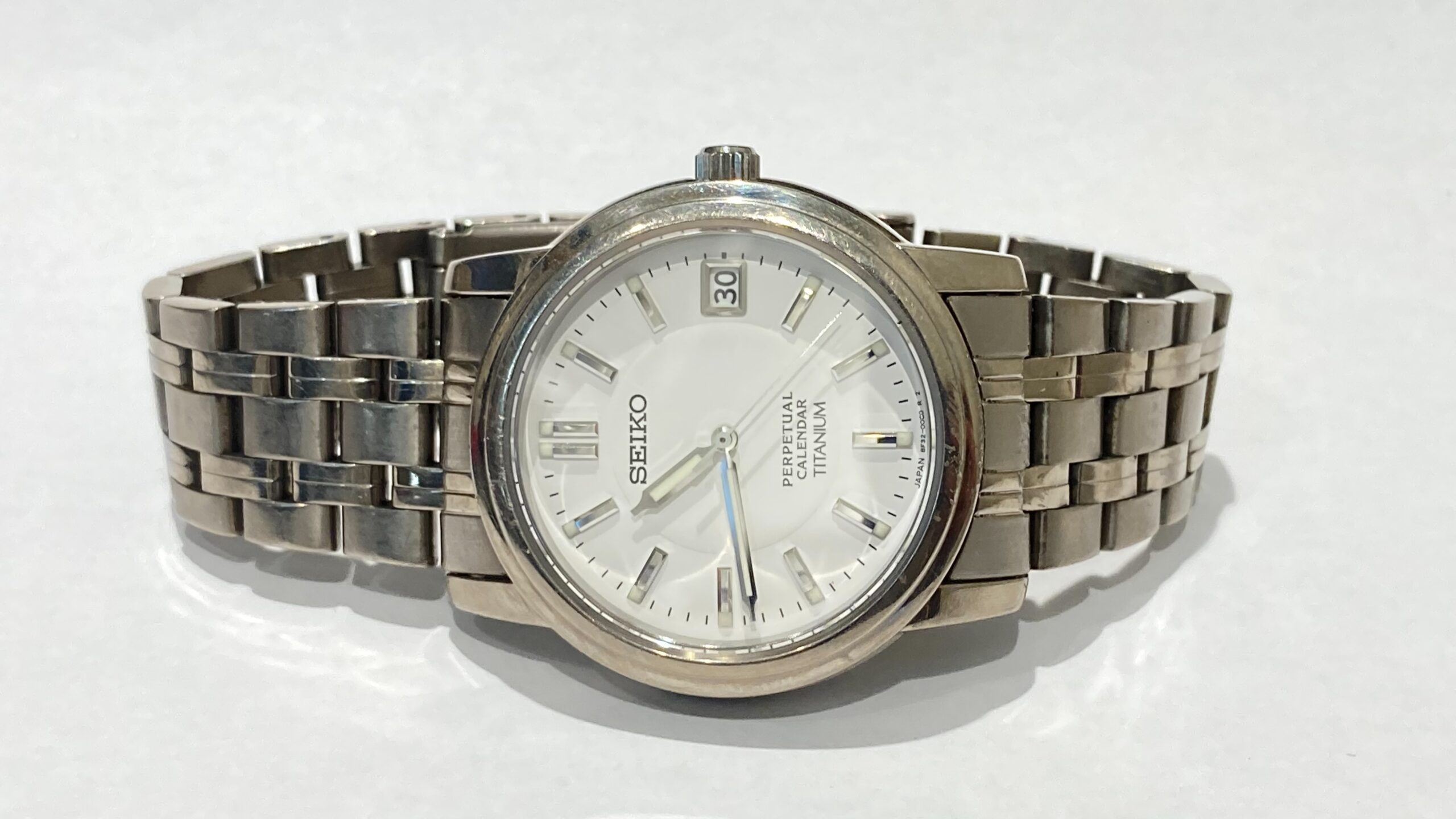 SEIKO セイコー パーペチュアルカレンダー時計の電池交換