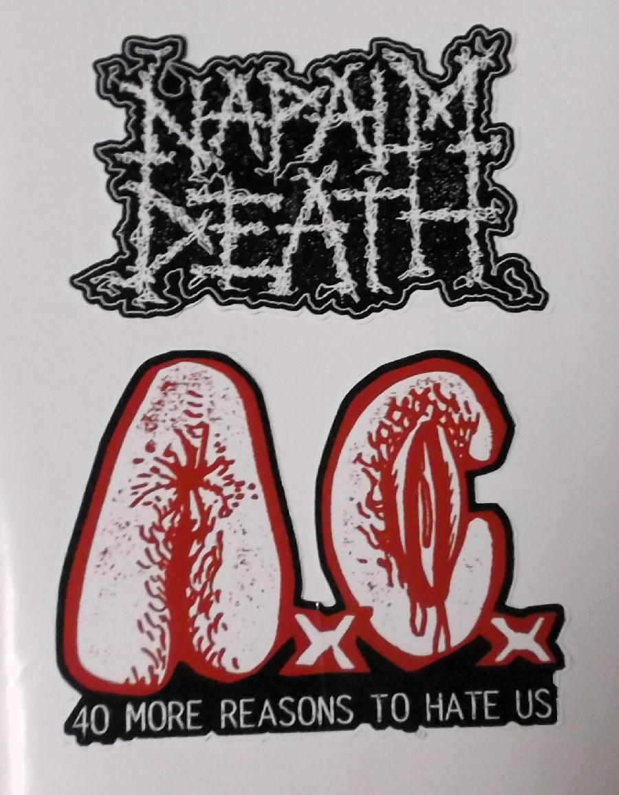 バンドTシャツ 通販 アナル カント,ナパーム デス,ステッカー