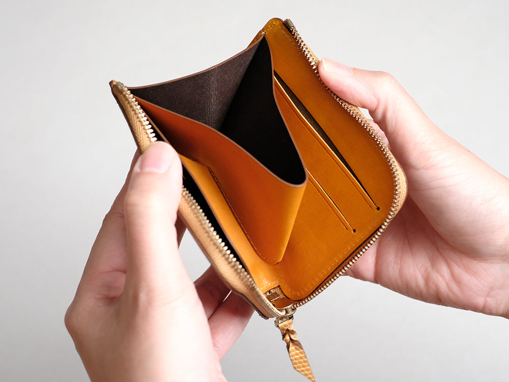 L字ファスナー財布“Cram”/リザード – munekawa