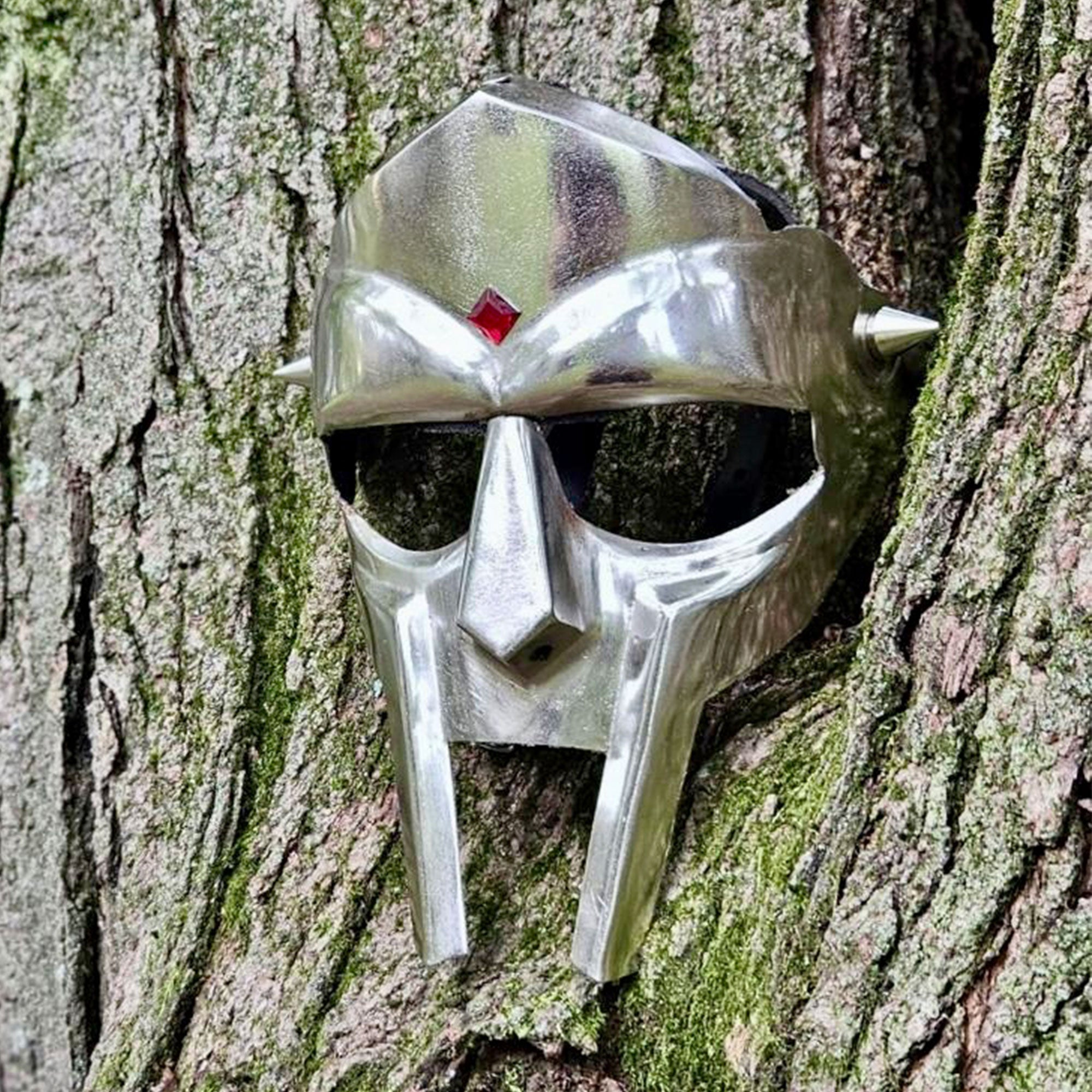 MF Doom Cosplay Mask - Steel & Leather – Muckychris
