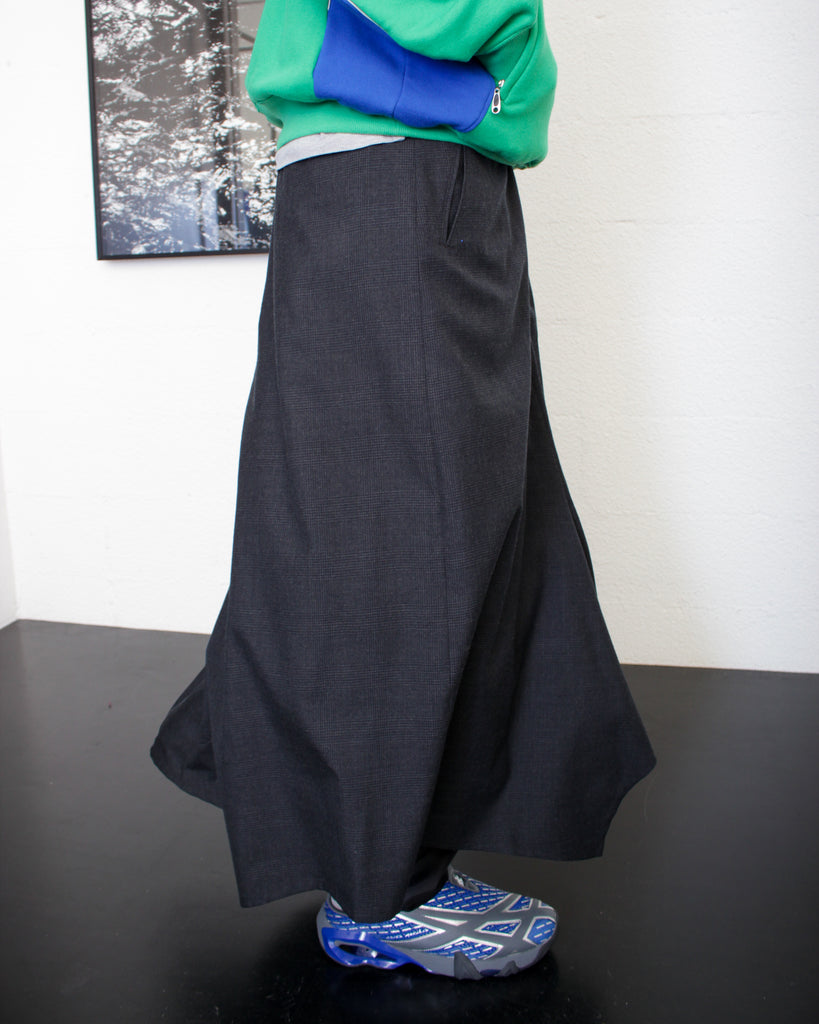 sulvam サルバム 通販 SKIRT PANTS (MW-P06-110) Gray – Mukta / Sal