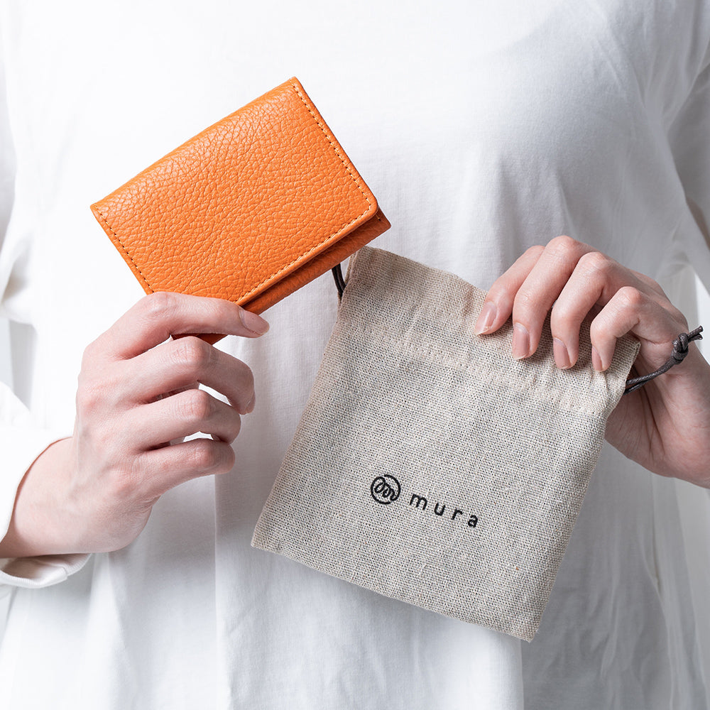 イタリアン/フルグレイン シュリンク レザー 大容量 名刺入れ