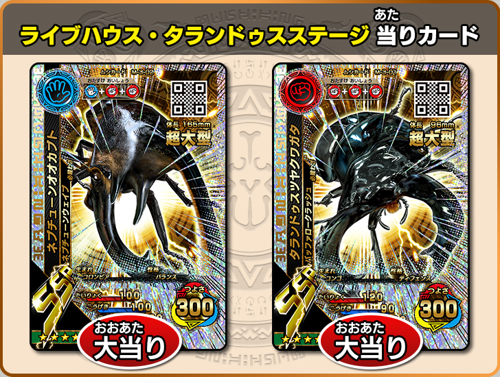 ライブハウス・タランドゥスステージ｜ムシキング研究所｜新甲虫王者