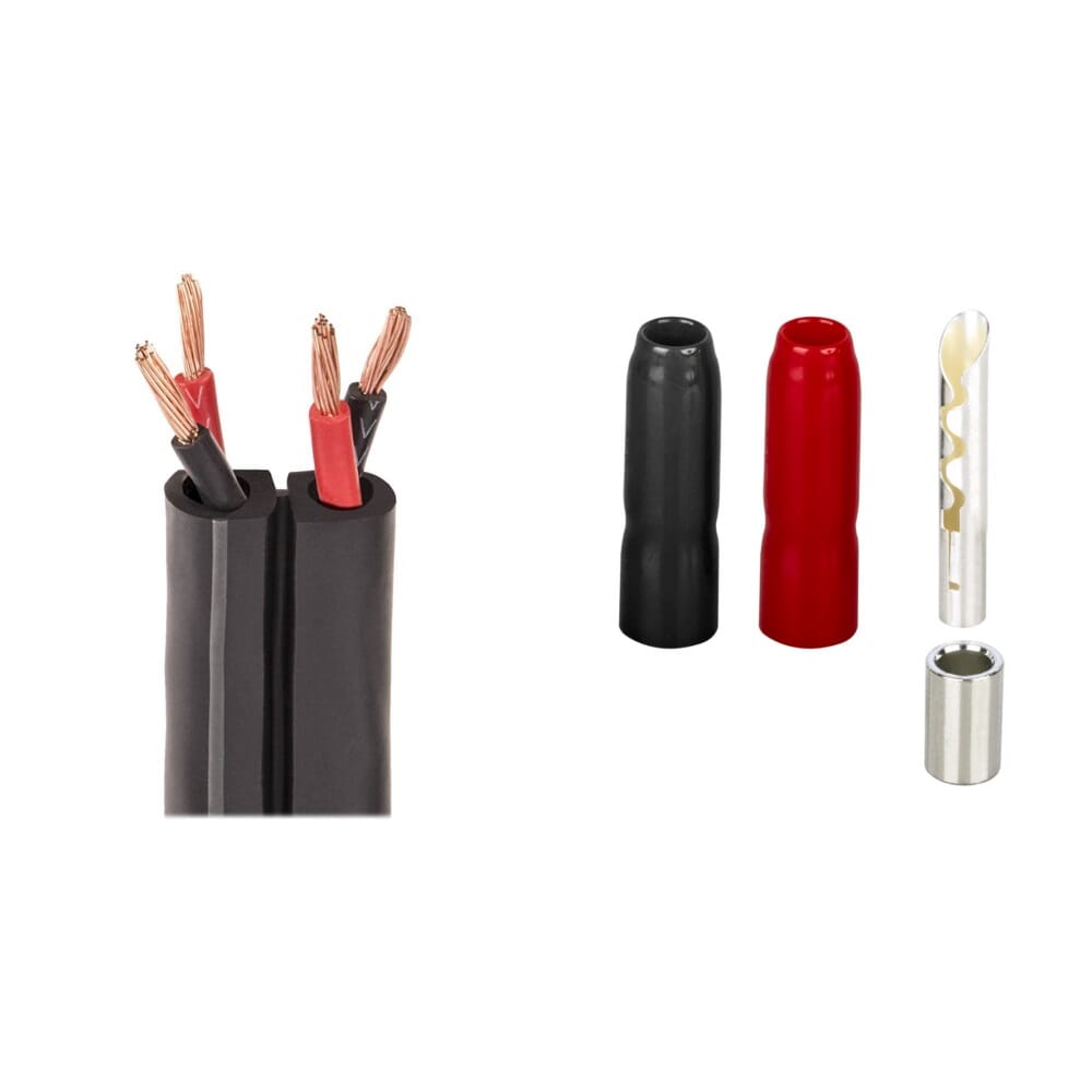 AudioQuest - Rocket 11 DIY Speaker Wire Kit (Silver Crimp BFA