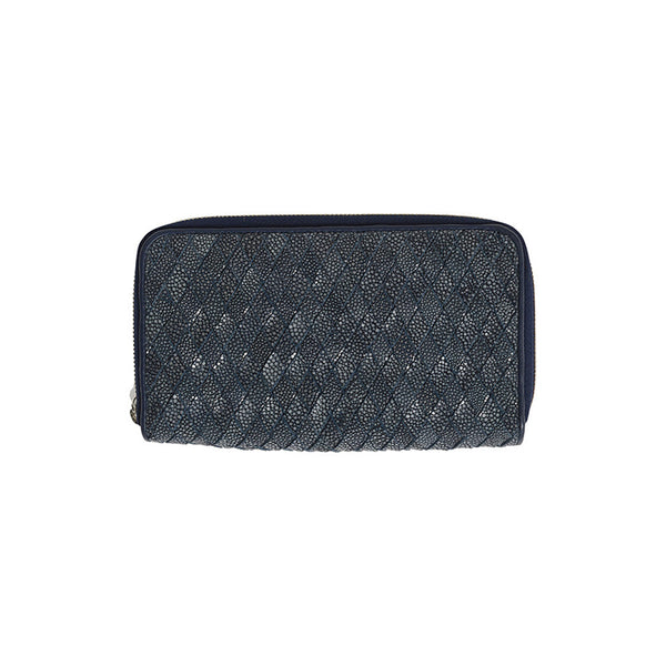 ガルーシャ・イントレチャートTWIN ZIP長財布（ネイビー） – muta