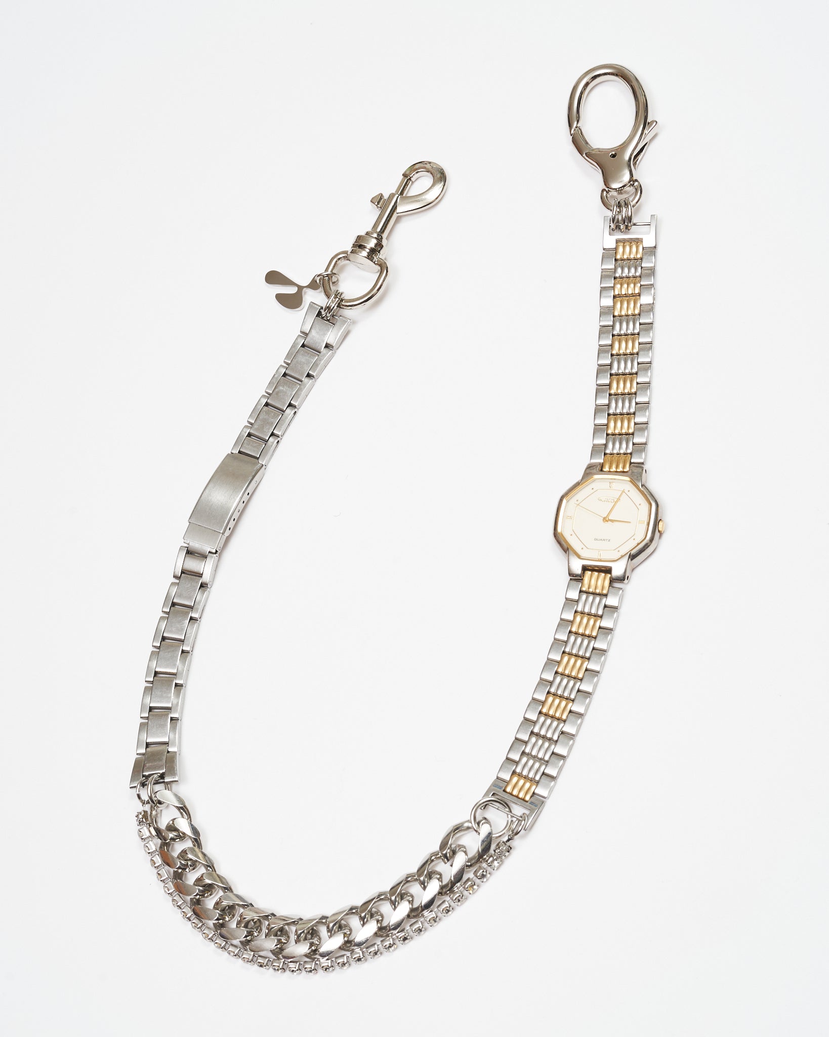 HIDAKA -【VINTAGE WATCH LINKS CHAIN(SILVER)】ヒダカ スクラップ