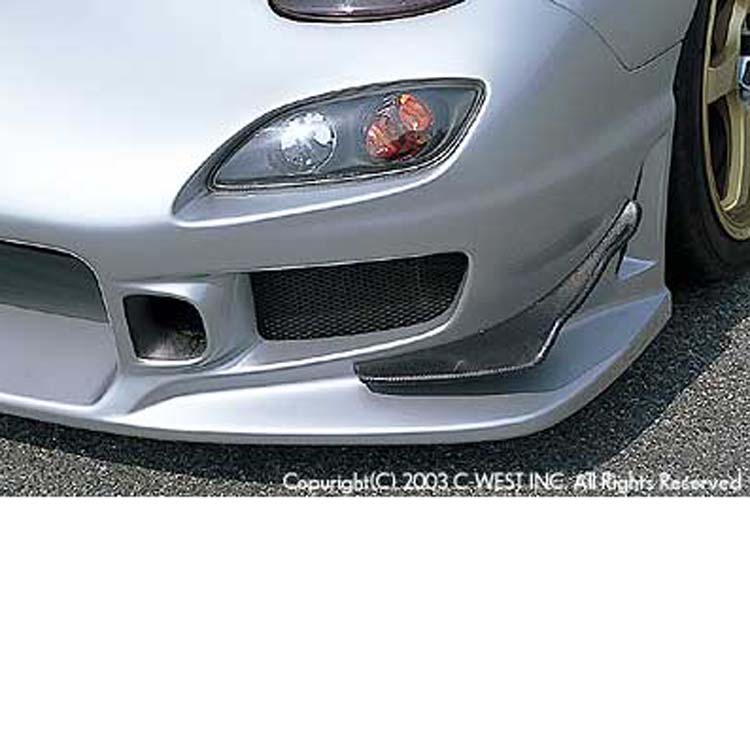 C-West Type-II Front Canards (PPCC) for Mazda RX-7 (FD3S) 1992