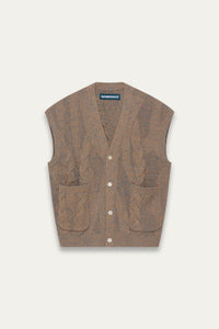 MARINA SLEEVELESS VEST ASH BLUE (NAMESAKE EXCLUSIVE)