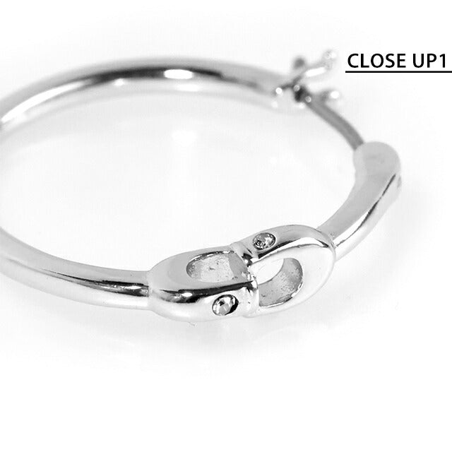 コーチ ピアス レディース ブランド COACH フープ 両耳用 408160 RHO