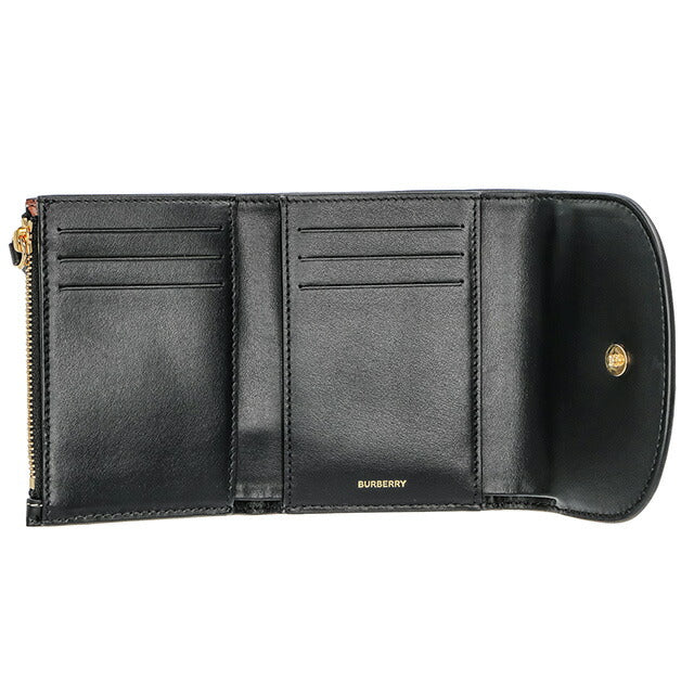 バ−バリ− 三つ折り財布 レディース ブランド BURBERRY チェック