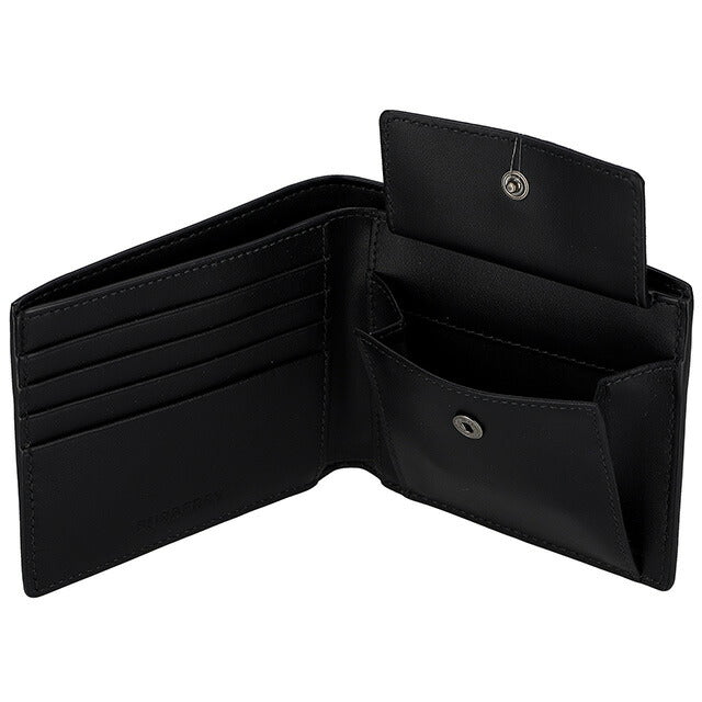 バ−バリ− 二つ折り財布 メンズ ブランド BURBERRY チェック 8100529