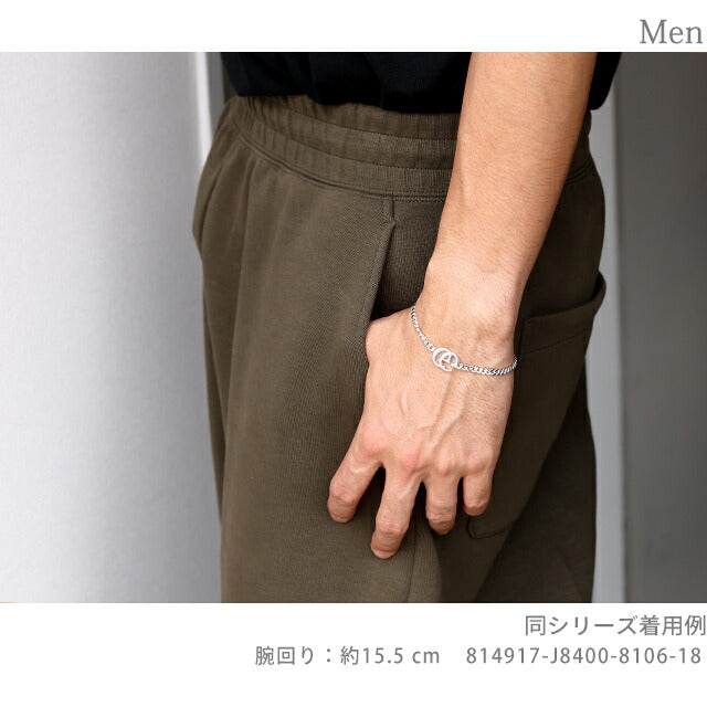 グッチ ブレスレット メンズ ブランド GUCCI ダブルG チェーン 814917