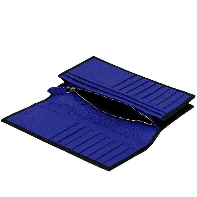 ブルガリ 長財布 メンズ ブランド BVLGARI 288256 BLK ブラック/ブルー