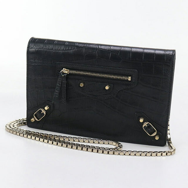 中古 バレンシアガ チェーンウォレット レディース ブランド