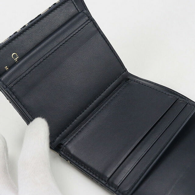 中古 ディオール 三つ折り財布 レディース ブランド Dior サドル
