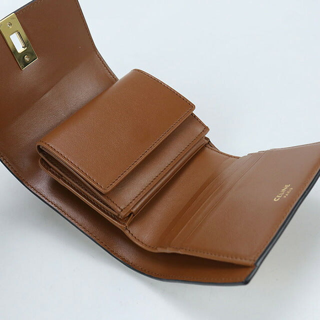 中古 セリーヌ 三折財布 レディース ブランド CELINE 16(セーズ