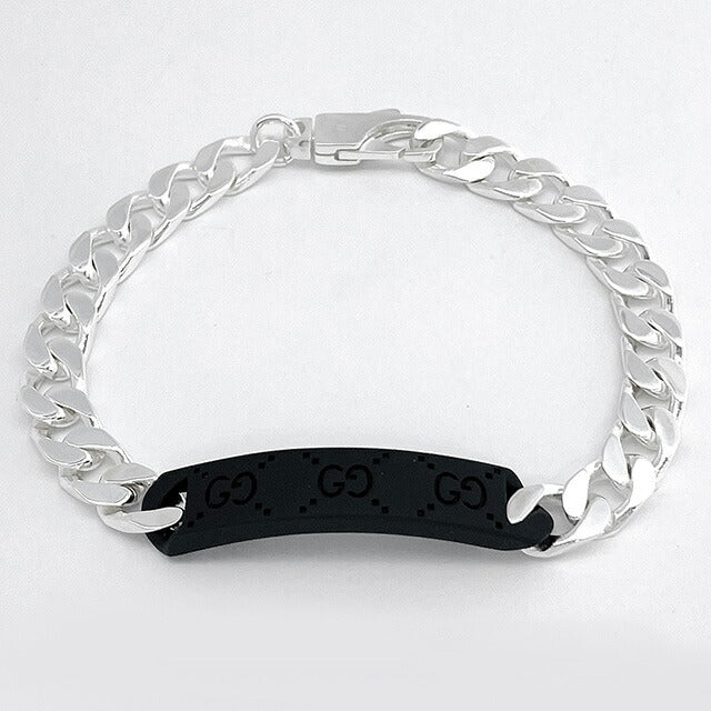 グッチ GUCCI 797167 09832 8488 16cm GGタグ チェーン ブレスレット